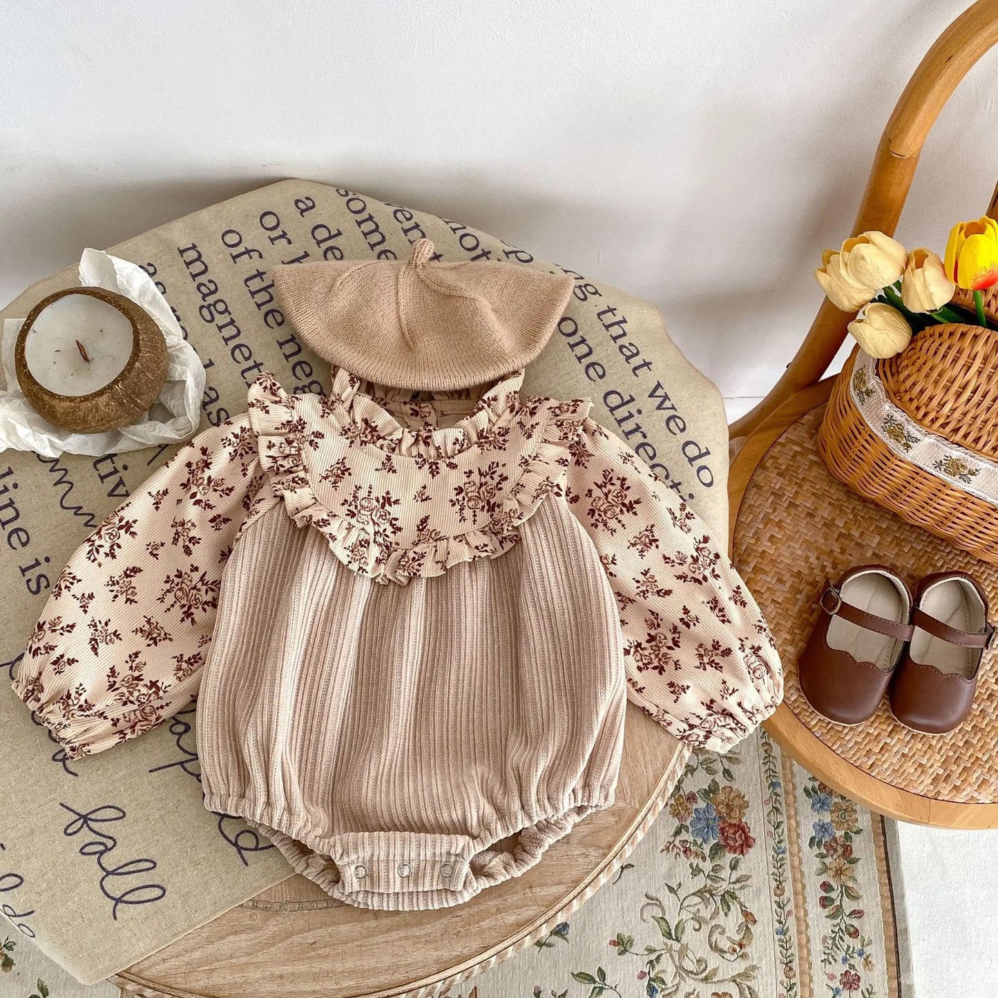 Dani Flower Print Romper